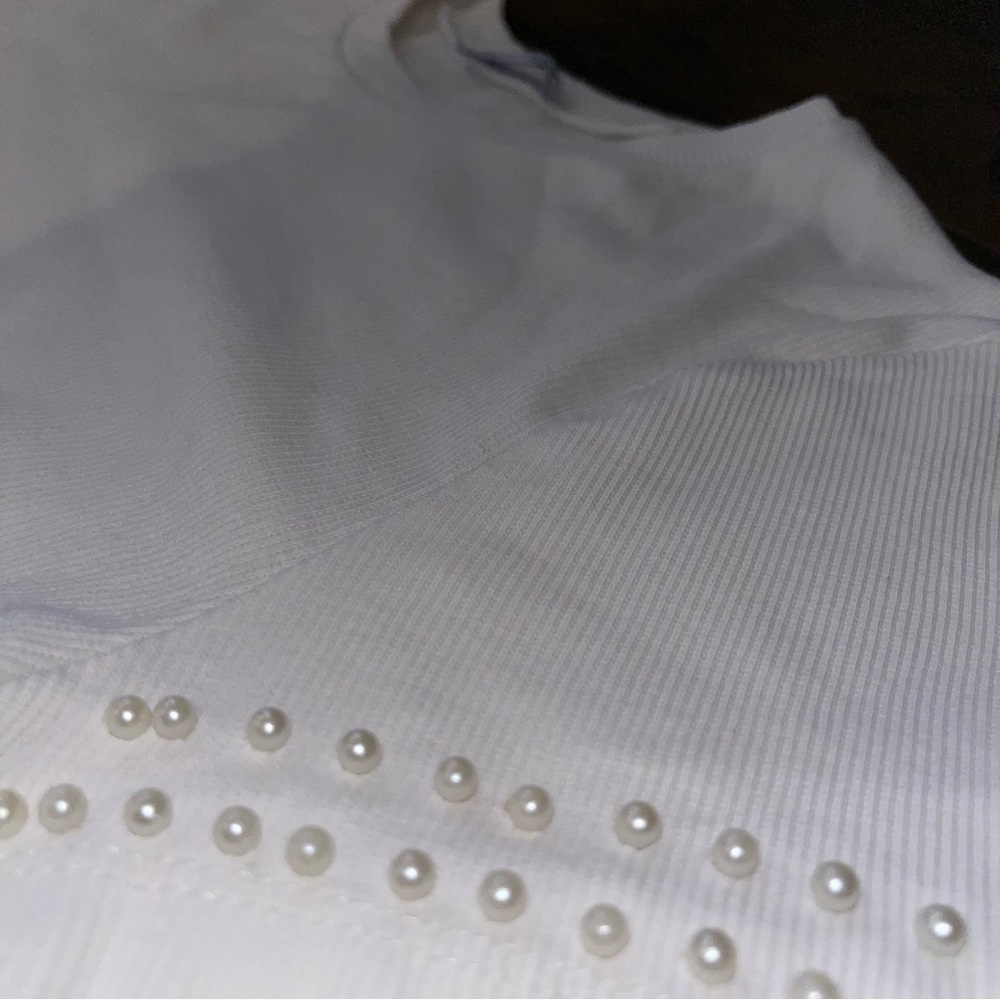 ZARA x HAUTE MONDE Pearl Embellished Complete Look - Picture 9 of 12